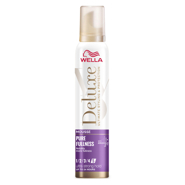 Мусс для волос Wella Deluxe Суперсильная фиксация, 200 мл - Pampik