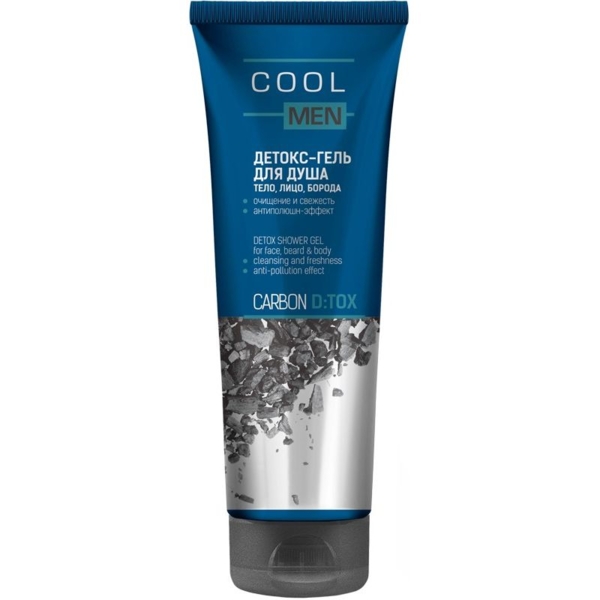 Детокс-гель для душу Cool Men Detox Carbon, 250 мл - Pampik