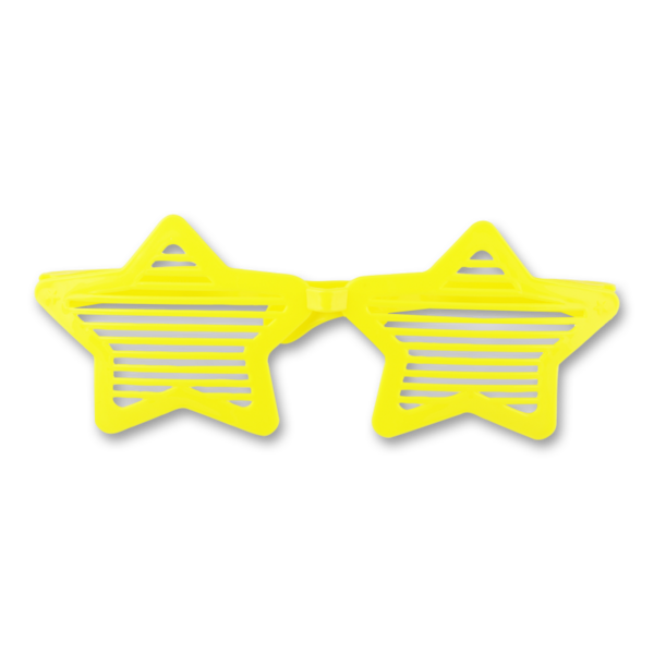 Очки карнавальные Offtop Звезды, желтый (870182) - Pampik