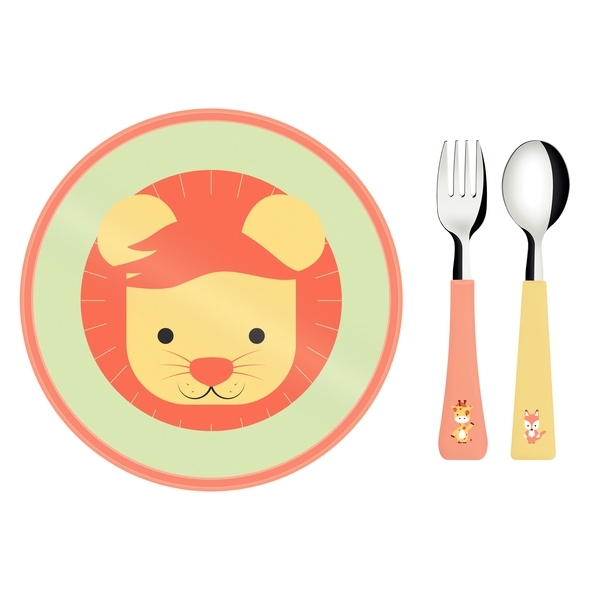 Набір дитячого посуду Tramontina Baby Friends, 3 предмети (23797/907) - Pampik