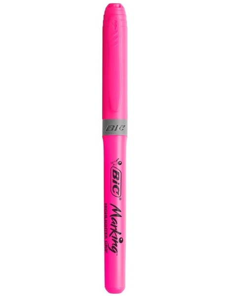 Маркер текстовый BIC Highlighter Grip, розовый, 1 шт. (811934) - Pampik