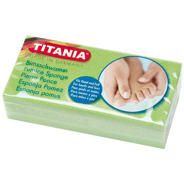 Пемза педикюрна Titania 50 г зелена (3000 зел) - Pampik