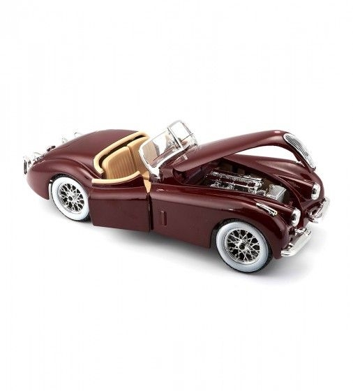 Автомодель Bburago Jaguar XK 120 1951 г. 1:24 цвет в ассортименте (18-22018) - Pampik - 4