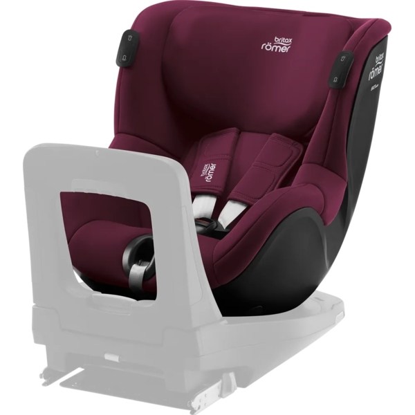 Автокрісло Britax Romer Dualfix iSENSE Burgundy Red (2000035108) - Pampik