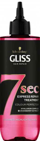 Экспресс-маска Gliss Color Perfector 7 секунд, для окрашенных и мелированных волос, 200 мл - Pampik