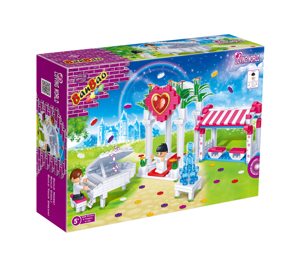 Конструктор BanBao Любящий мир Торжественное событие, 328 элементов (6106) - Pampik