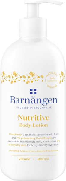Лосьйон для тіла Barnangen Nutritive з морошкою для сухої і дуже сухої шкіри 400 мл - Pampik