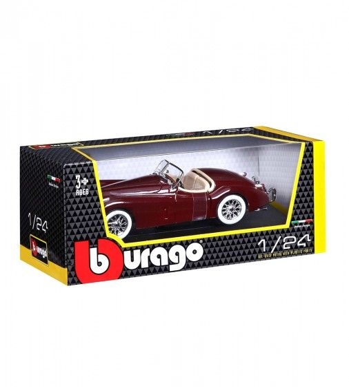Автомодель Bburago Jaguar XK 120 1951 г. 1:24 цвет в ассортименте (18-22018) - Pampik - 7