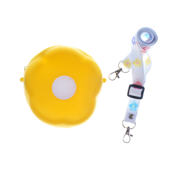 Сумка Offtop Цветок, желтый, 16х5,4 см (856865) - Pampik