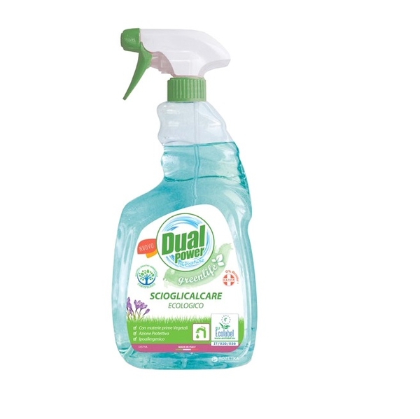 Засіб для видалення накипу, іржі, залишків мила Dual Power Green Life, 750 мл - Pampik