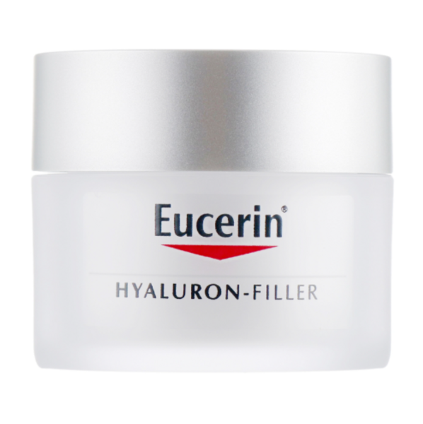 Денний крем проти зморшок Eucerin Hyaluron Filler, для сухої і чутливої шкіри, 50 мл - Pampik