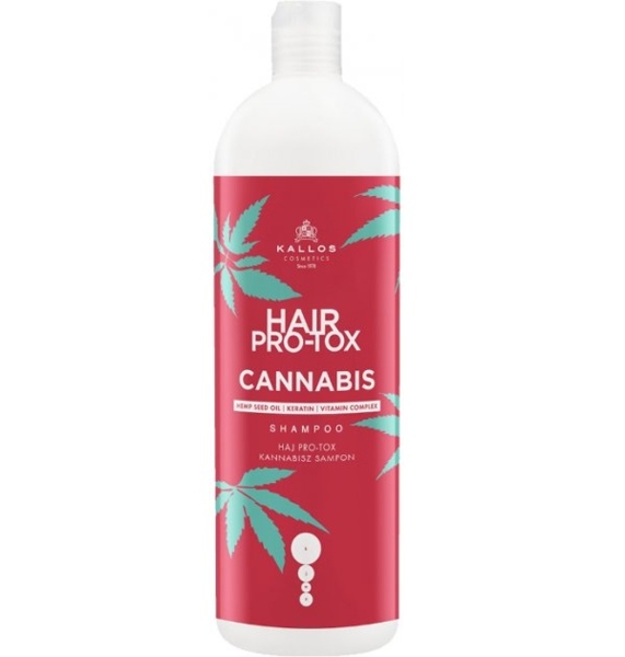 Шампунь для волос Kallos Cosmetics Канабис, 1000 мл - Pampik
