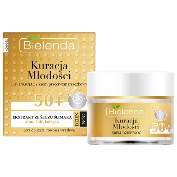Ліфтинг-крем Bielenda Youth Therapy, 50+, 50 мл - Pampik