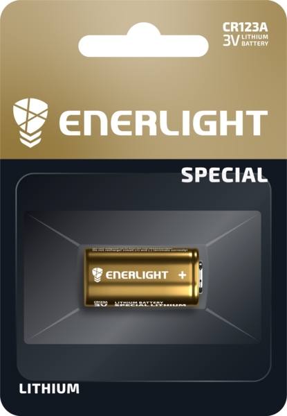 Батарейка Enerlight Lithium CR 123A, 1 шт. (71230101) - Pampik