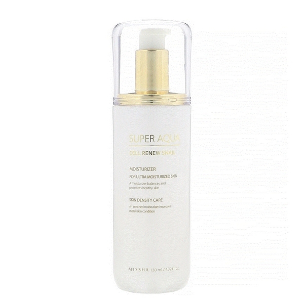 Есенція для обличчя Missha Super Aqua Cell Renew Snail, 130 мл - Pampik