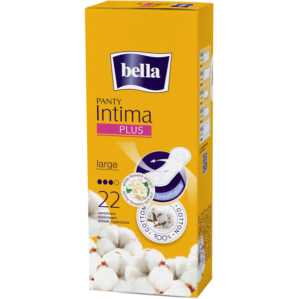 Щоденні прокладки Bella Panty Intima Plus Large 22 шт. - Pampik