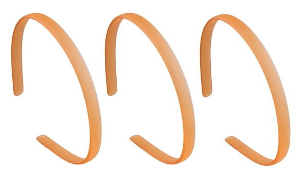 Обруч для волос Titania Basic, молочно-коричневый, 3 шт. (7978) - Pampik