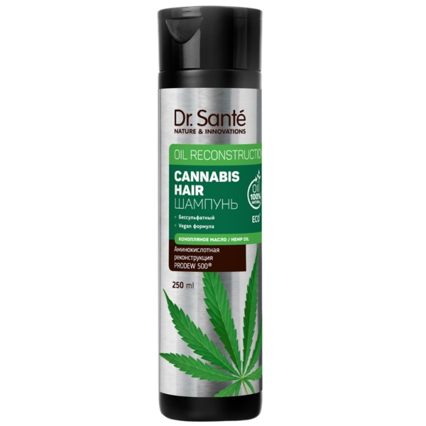 Шампунь для волос Dr. Sante Cannabis Hair, 250 мл - Pampik