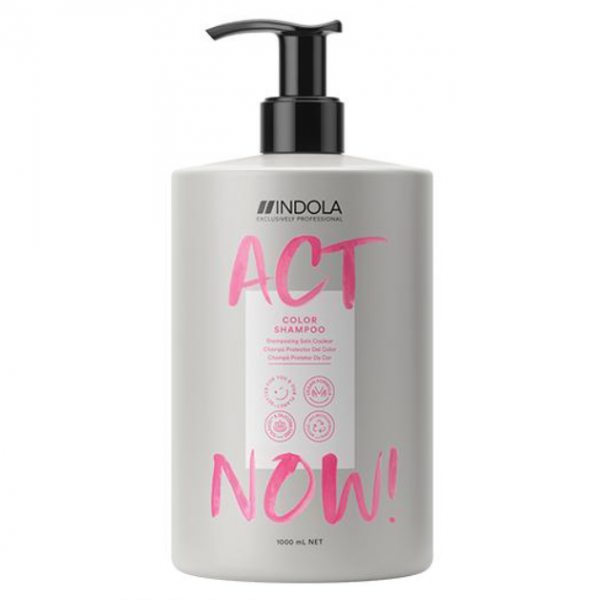 Шампунь для захисту кольору Schwarzkopf Indola Act Now Color, 1000 мл (2575690) - Pampik