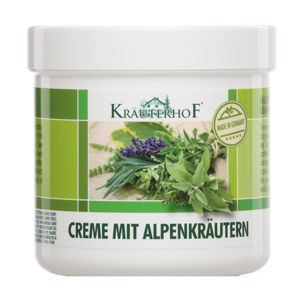 Крем для ніг Krauterho з альпійськими травами, 250 мл (20943) - Pampik