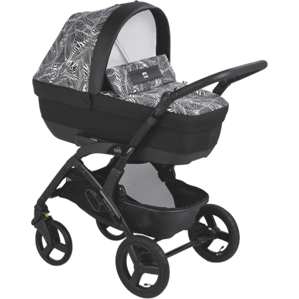 Універсальна коляска 3 в 1 CAM Dinamico Smart, чорна (897025/T913) - Pampik