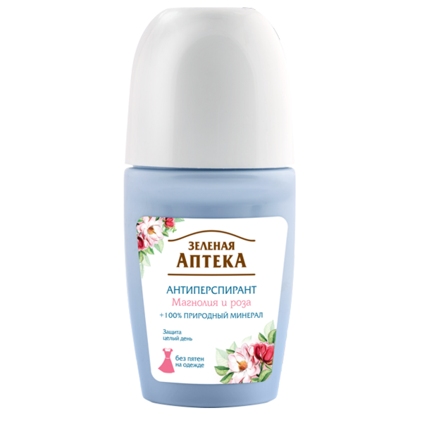 Антиперспірант Зелена Аптека Магнолія та троянда, 50 мл - Pampik