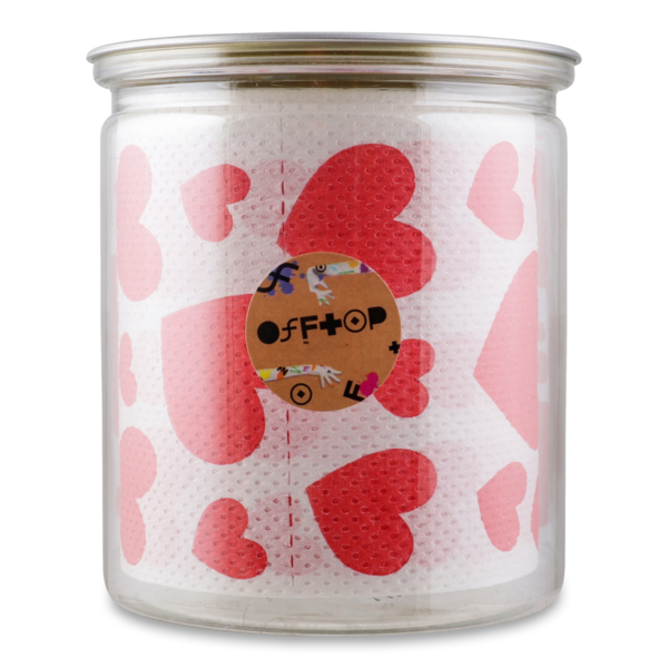 Бумага туалетная Offtop Сердце (870171) - Pampik