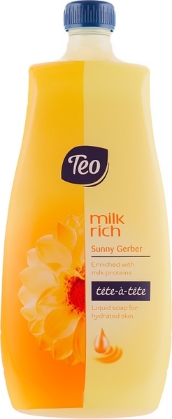 Мило рідке без дозатора Teo Milk Rich Tete-a-Tete Sunny Gerber, 800 мл (58083) - Pampik