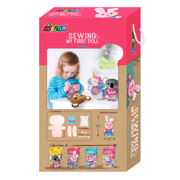 Набор для творчества Avenir Шитье куклы Зайчонок (CH1377) - Pampik - 2
