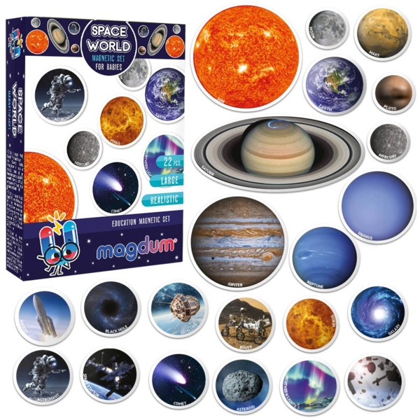 Магнітний набір Magdum Magnetic set Spaсe world (ML4031-22 EN - Pampik