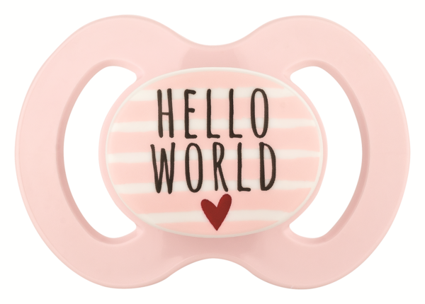 Пустышка силиконовая Baby-Nova, симметрическая, 0-6 мес., розовый, 2шт (3962013) - Pampik - 2