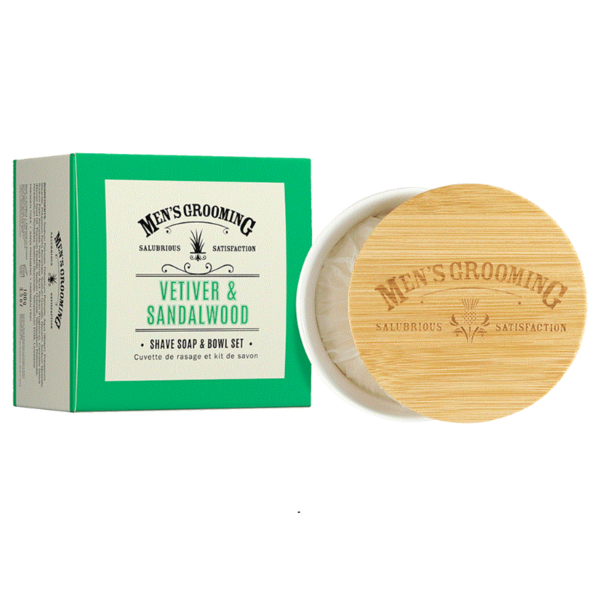 Мыло для бритья Scottish Fine Soaps Vetiver&Sandalwood Shaving Soap Ветивер, 100 г (105008) - Pampik