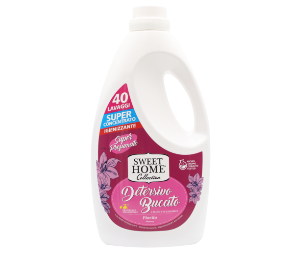 Гель для стирки Sweet Home Цветочный, 40 стирок, 2 л - Pampik