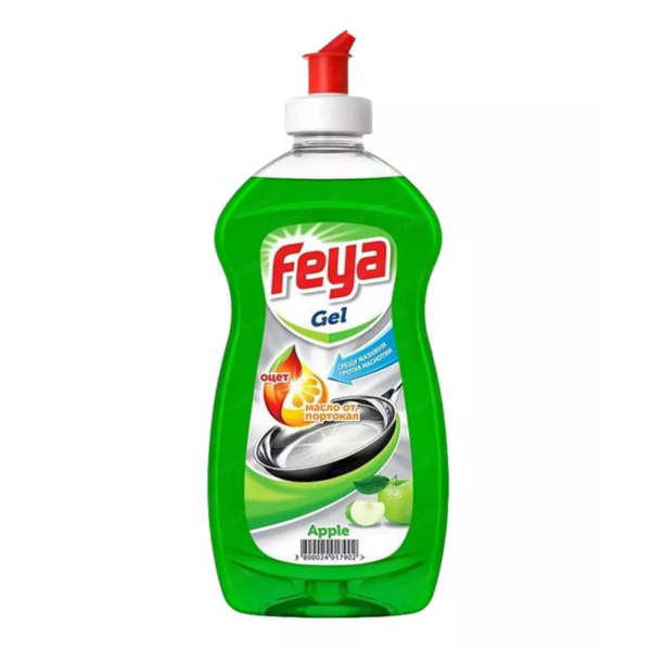Засіб для миття посуду Feya Яблуко, 450 мл (895477) - Pampik