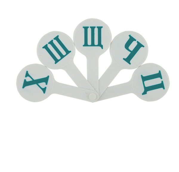 Набор букв ZiBi Украинский алфавит, веер (ZB.4901) - Pampik - 2