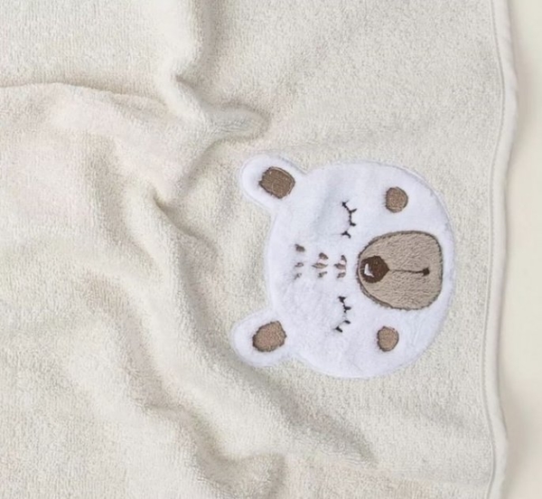 Рушник дитячий Irya Teddy, 75х50 см, кремовий (svt-2000022282031) - Pampik - 3