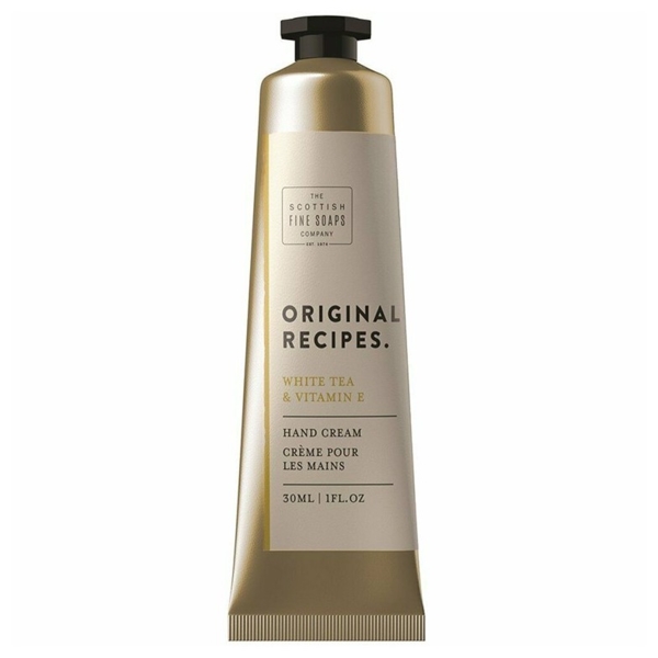 Крем для рук Scottish Fine Soaps Original Recipes White Tea&Vitamin E Hand Cream, 30 мл (106101) - Pampik