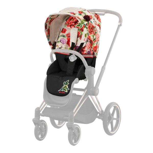 Комплект текстилю для прогулянкового блоку Cybex Priam Spring Blossom Light, різноколір (521002813) - Pampik