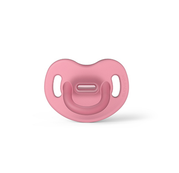 Пустушка анатомічна Suavinex, силіконова, 0-6 міс., рожевий (307247) - Pampik