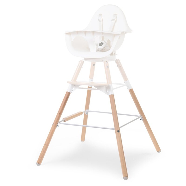 Комплект дополнительных удлинительных ножек Childhome Evolu natural white с подножкой (CHEVOFTNA) - Pampik - 3