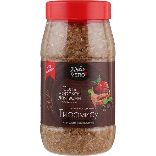 Сіль для ванни Dolce Vero Тірамісу 550 г ( 4820091143877) - Pampik