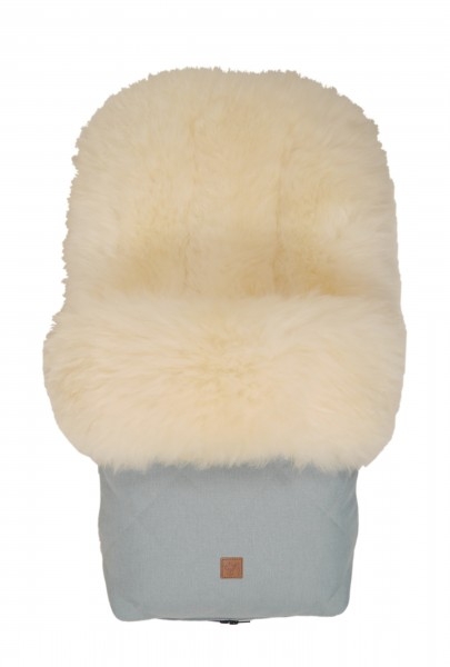 Конверт з натуральної овчини Kaiser Nelly, льодяний зелений (65453555) - Pampik