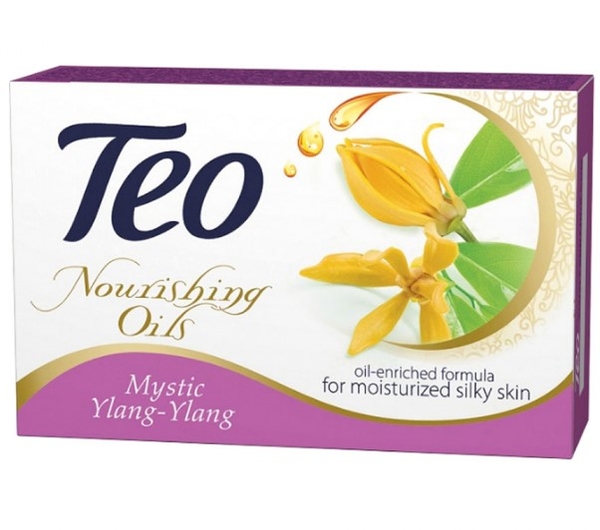 Mило тверде Тео Nourishing Oils Ylang-Ylang, фіолетовий, 100 г (28279) - Pampik