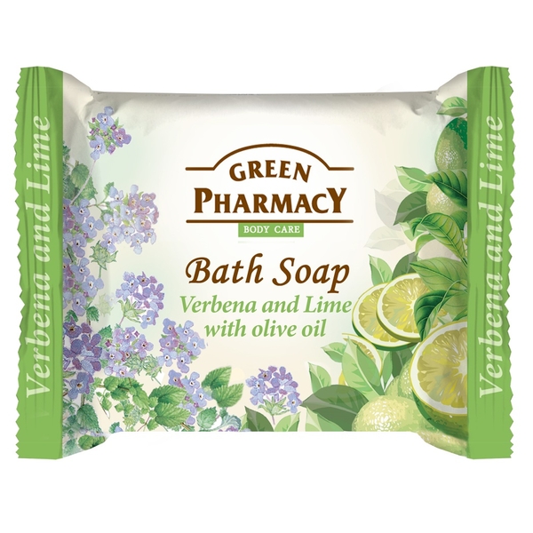 Мило Зелена Аптека Bath soap Verbena and Lime with olive oil, 100 г - Pampik