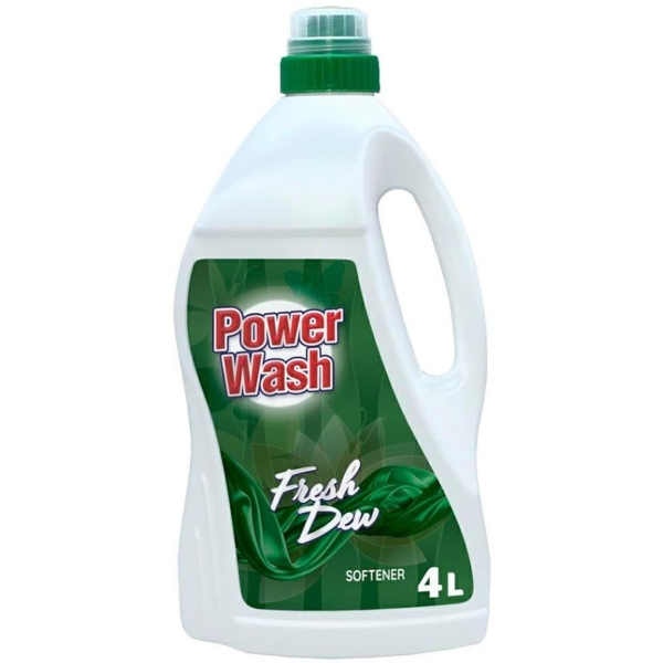 Ополаскиватель для тканей Power Wash Fresh Dew, 4 л - Pampik