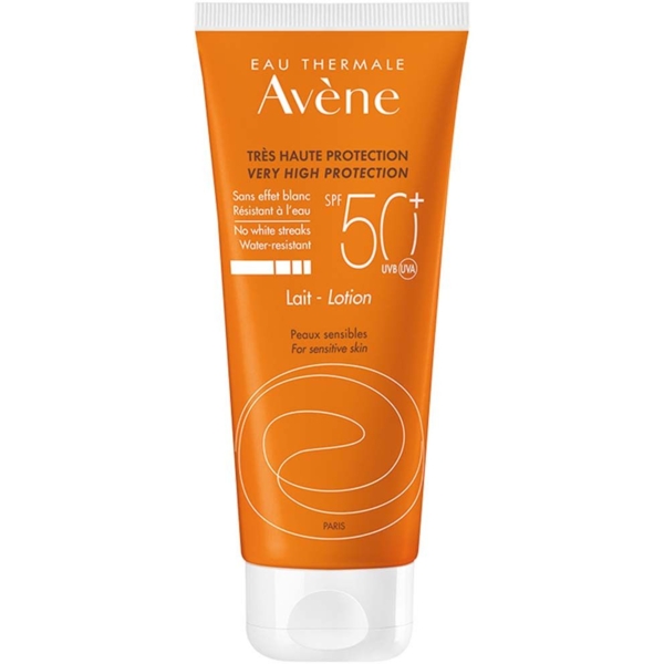 Солнцезащитное молочко Avene SPF 50+, 100 мл (539578) - Pampik