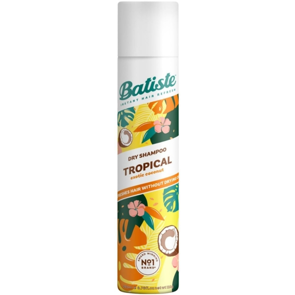 Сухий шампунь Batiste Tropical, 200 мл - Pampik