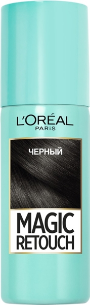 Тонирующий спрей для волос L'Oreal Paris Magic Retouch, тон 01 (черный), 75 мл - Pampik