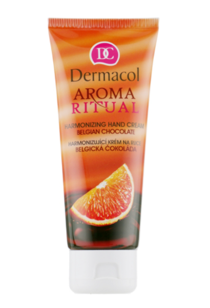 Крем для рук Dermacol DC Body Aroma Ritual гармонізуючий, бельгійський шоколад, 100 мл (21522) - Pampik