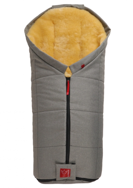 Конверт из натуральной овчины Kaiser Iglu, серый (6720473) - Pampik